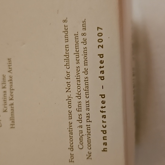 HALLMARK 2007 China Joy to the World Two Piece Tree Christmas Ornament - Picture 4 of 9